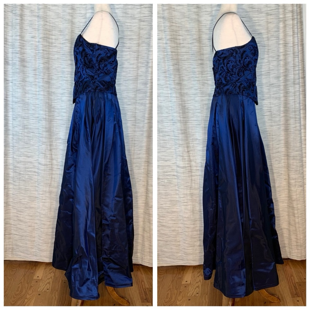 A. Algo Blue Formal Evening Gown - Picture 12 of 16